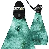 STICKIT Magnetic Golf Towel, Premium 29" Microfiber with Deep Waffle Pockets, Industrial Strength Magnet for Secure Hold to Golf Carts & Clubs, Ultra-Absorbent, Fast-Drying, Easy-Clean