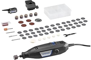 Dremel 3100-2/60 Variable Speed Rotary Tool Kit- 2 Attachments and 60 Accessories, Ideal for a Variety of Crafting and DIY Pr