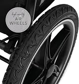 hauck Runner 2 Black All Terrain Pushchair with XL Pneumatic Wheels view 4