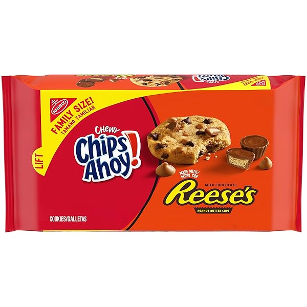 CHIPS AHOY! CHEWY CHOCOLATE CHIP COOKIES WITH REESE’S...
