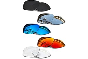 SmartVLT Set of 5 Men's Replacement Lenses for Ray-Ban Meta Wayfarer RW4006 & Gen 2 RW4012 (50mm) Smart Glasses Combo Pack S01, UV Protection, Anti-Scratch