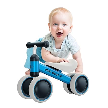 YGJT Kinder Laufrad Spielzeug für 1 Jahr TÜV geprüft Baby Dreiräder Erst Geburtstag Geschenk Fahrrad Für Jungen Mädchen 10-24