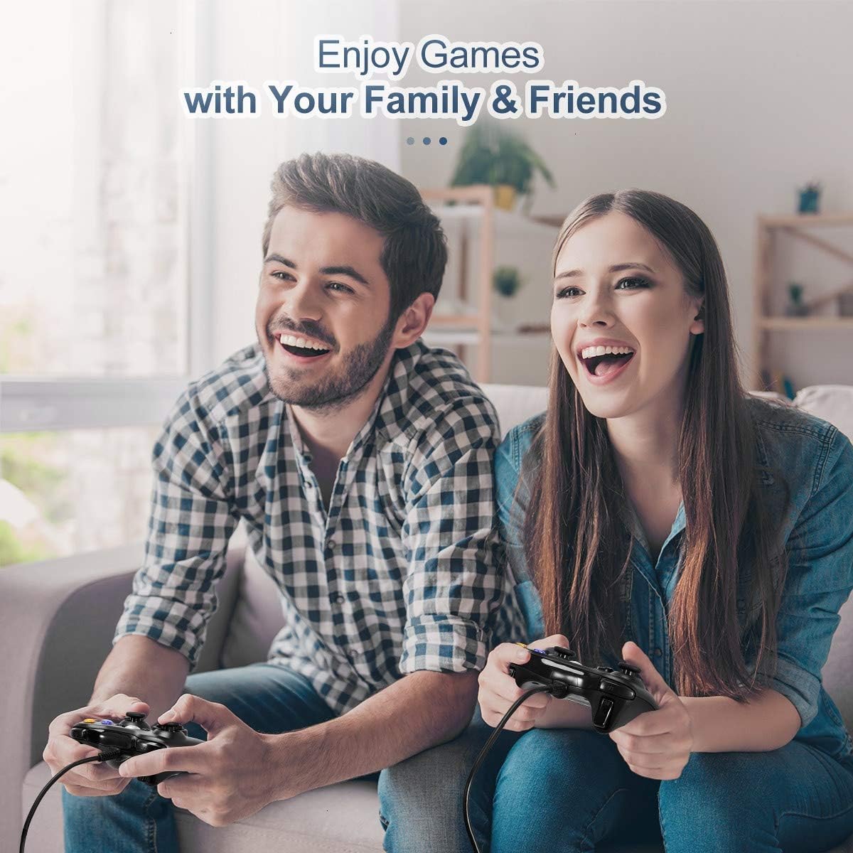 VOYEE Wired Controller for Microsoft Xbox 360 & Slim/PC Windows 10 8 7 | Upgraded (Black): Computers & Accessories