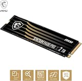 MSI SPATIUM M480 Pro 2TB PCIe 4.0 NVMe M.2 SSD 7400MB/s Read 6000MB/s Write view 6