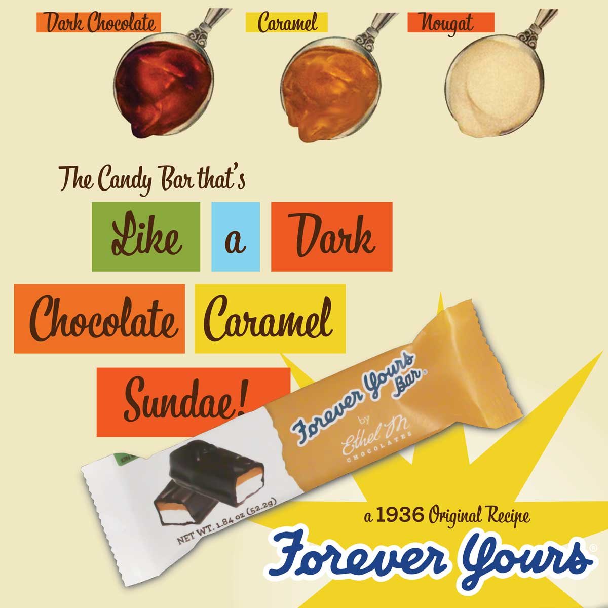Forever Yours Bar Original Recipe From 1936 Pack Of 15 Bars on