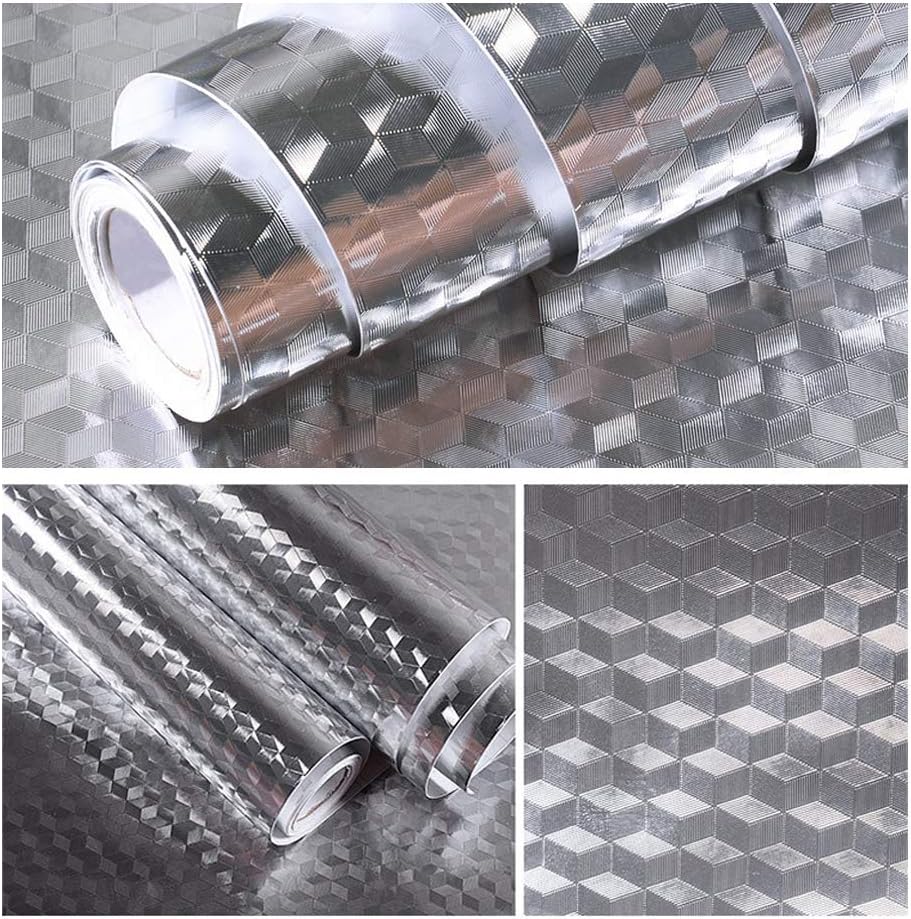 ZANPOON Kitchen Aluminum Foil Wallpaper - Image 3
