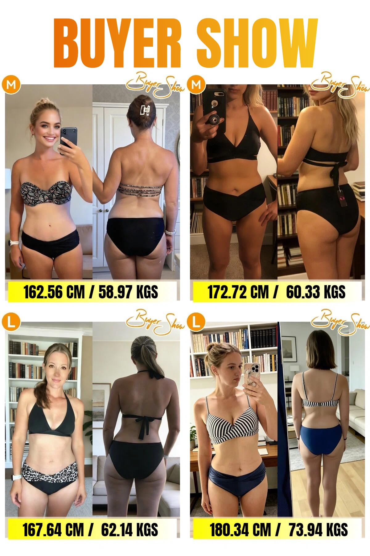 SHEKINI Damen Bikinihose Retro Ruched Bauchweg Klassisch Schwarze Badehose Strandhose Grosse Grössen für Frauen 5