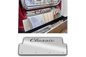 Freightliner Classic Fender Guards Stainless Steel Set Classic Style By Floridas Finest Custom Works, Mirror Finish, Aftermarket Replacement Part (Not OEM) Made In USA