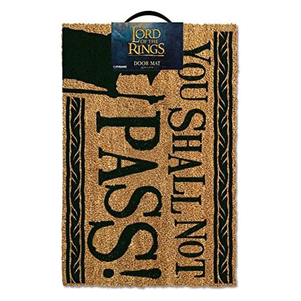 The Lord Of The Rings GP85071 You Shall Not Pass Doormat, Multi-Colour, 40 x 60 cm