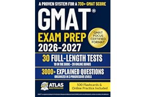 GMAT® Exam Prep: The Strategic Guide to the New GMAT Focus | 3,000+ Practice Questions, 10 Full-Length Tests, Proven Strategi