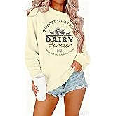 UNIQUEONE Women Nursing Sweatshirts for Breastfeeding Hidden Zipper Maternity Tops Long Sleeve Pullover Casual Clothes