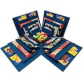 LOOMROOT Gift Box for Holidays, 5 Layer Surprise Picture Box Opens Up, Multi Layer DIY Photos Gift for Birthdays (BLUE)