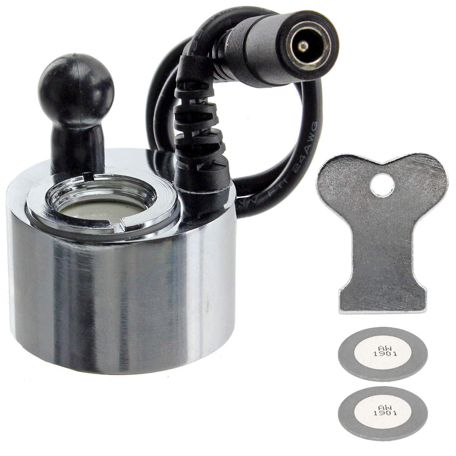 SPARES2GO Glass Opti-Myst Heater Disk Transducer RM-1220 M-011B with Fire Transducer Discs for Dimplex Electric Wall Fire