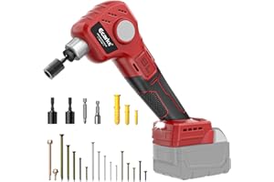 Ecarke Cordless Palm Nailer Compatible with Milwaukee 18V Battery (Tool Only) - 6000 IPM Brushless Auto Hammer with Magnetic 