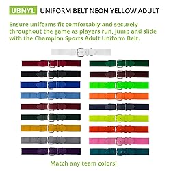 Champion Sports Baseball/Softball Uniform Belt