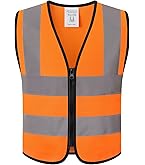 AIEOE Children's Safety Vest Reflective Vests High Visibility High