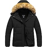 CREATMO US Women's Plus Size Puffer Jacket Waterproof Winter Coats Fleece Lined Detachable Fur Hood Available in 1X To 5X