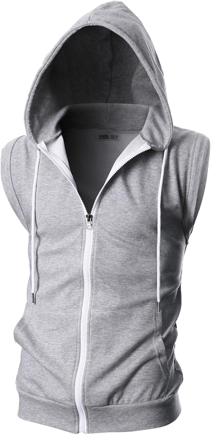 sleeveless zipper jacket