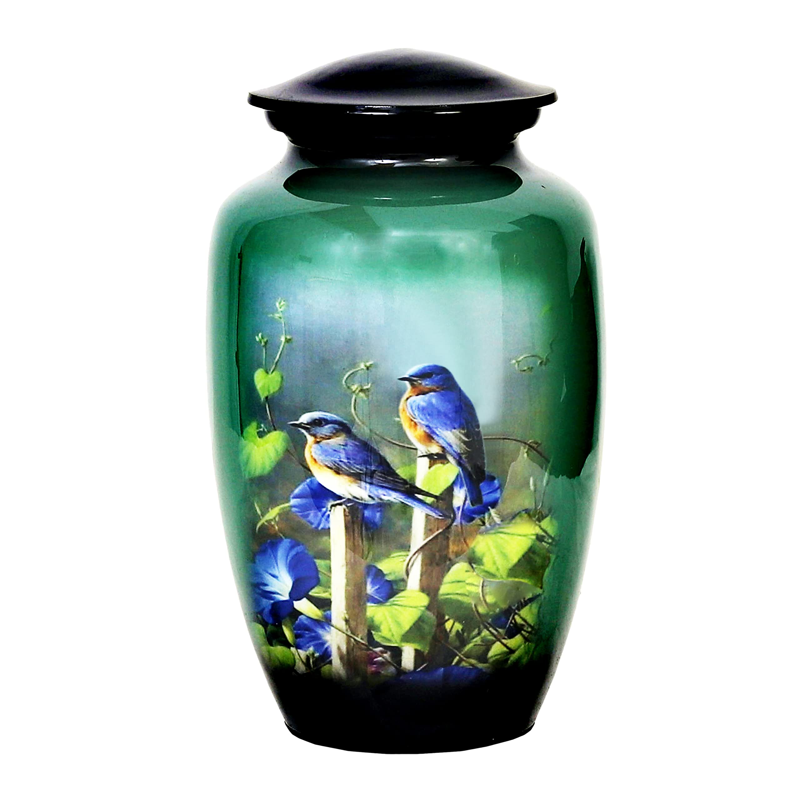 HLC Lovely Humming Bird Adult Cremation Urn for Human Ashes - Handcrafted Funeral Urn - Affordable (200 lbs - 10.5 x 6 “)