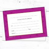 Olivia Samuel 20 Roller Skate Party Invites with Envelopes - A6 Size view 4