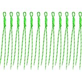 Cmidy Paracord Keychain Paracord Bag Charm 12pcs Braided Nylon Rope Keychain Cord for Bag Purse Backpack Handbag