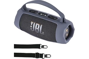 AZTOPA Silicone Case Compatible with JBL Charge 5 WiFi/Charge 5 Portable Bluetooth Speaker, Travel Protective Cover Case for Speaker Accessories