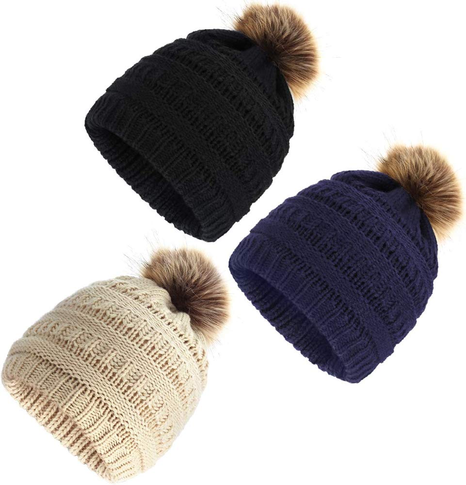 fleece lined baby hat