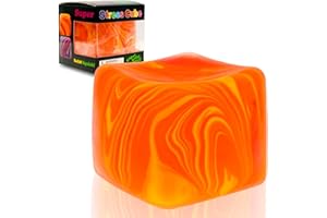 WAZIBO Slow Rising Stress Cube , Dough Stress Balls Soft Fidget Squishy Toys for Anxiety Relief, Pull Stretch Classroom Prize Party Favors Toys for Kids