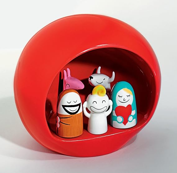 Alessi Presepe Nativity Scene Red Amazon.co.uk Kitchen & Home