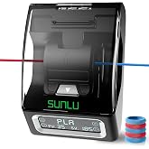 SUNLU Official Filament Connector, Fast Heating Filament Splicer for 3D Printer Filament 1.75mm, Up to 240&deg;C, Compatible with PLA PETG TPU ABS PA Nylon, Easy to Use, Pack with 200PCS PTFE Sleeve