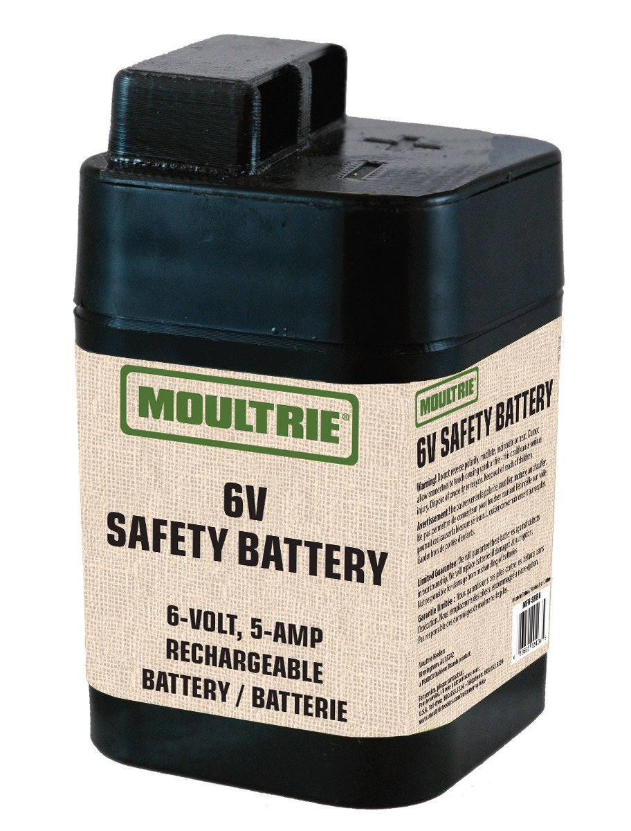 Moultrie 6Volt 5Amp Rechargeable Safety Battery Free Shipping eBay