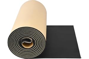 Sound Deadening Material for Cars 157mil 4mm 18sqft Adhesive Automotive Sound Dampening Foam Mat Soundproof Deadener Closed C