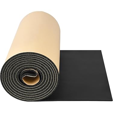 Sound Insulation of the Car. Installation of Sound Insulation Material on the Car. Installation