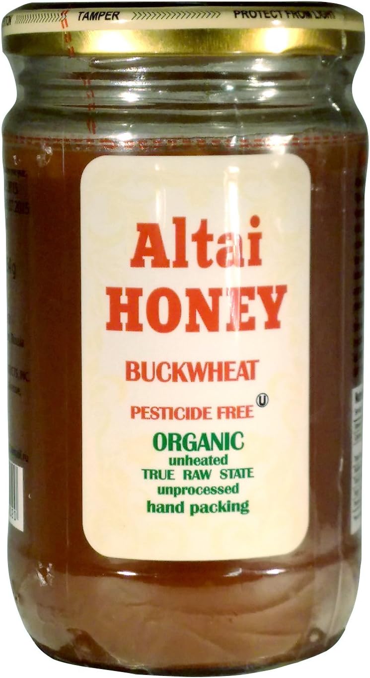 Organic Raw Honey Altai Buckwheat (1 Lb)