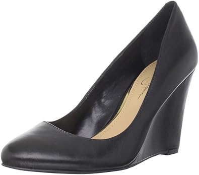 Amazoncom Jessica Simpson Womens Minna Wedge Pump Pumps
