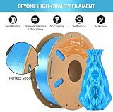 ERYONE Silk PLA Filament 1.75mm 1kg Silk Blue High Gloss 190-220C view 4