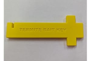 FITTER CRITTER Termite Bait Station Key Tool, Exclusive Pain-Free Design, Comfortable & Easy to Use, High Visibility Colors (Bright Yellow)