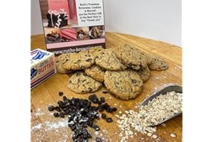RUTH'S BROWNIES Ruth's Gourmet Oatmeal Raisin Cookies Freshly Baked Today One Half Dozen