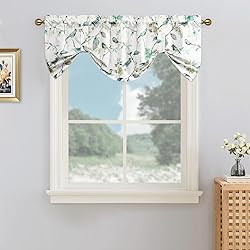Leeva Valances Tie Up Small Curtains and Valance