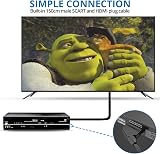 AUTOUTLET SCART to HDMI Converter 1080P 4:3 16:9 150cm Cable PAL/NTSC view 6