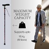 Life Folding Walking Stick for Women & Men – Lightweight Aluminium Cane 84-94cm view 7