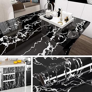 Livelynine Peel And Stick Countertops Kitchen Wallpaper Self