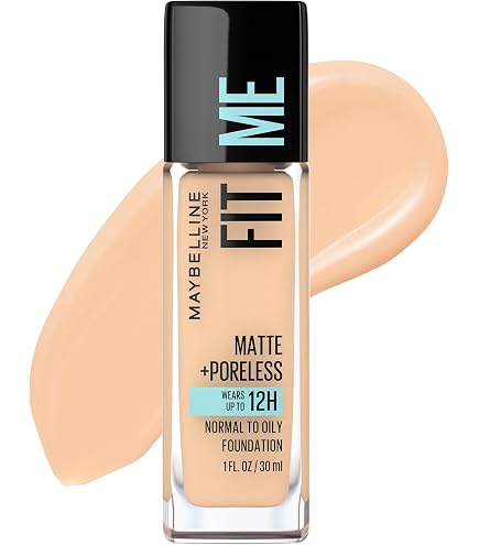 Maybelline New York Base de maquiagem Fit Me Matte Plus Pore Less