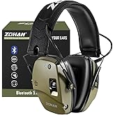 ZOHAN 035 Bluetooth 5.4 Shooting Ear Protection Earmuff, Active Noise Canceling, Hearing Protection with Sound Amplification