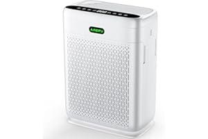AMEIFU Air Purifiers for Home Large Room with Remote, Up to 3000 Sq Ft, H13 Hepa Double-Sided Air Filter Purifier with PM 2.5 Display Air Quality Sensor, Air Cleaner for Bedroom, Dust, Pets, Smoke, Pollon