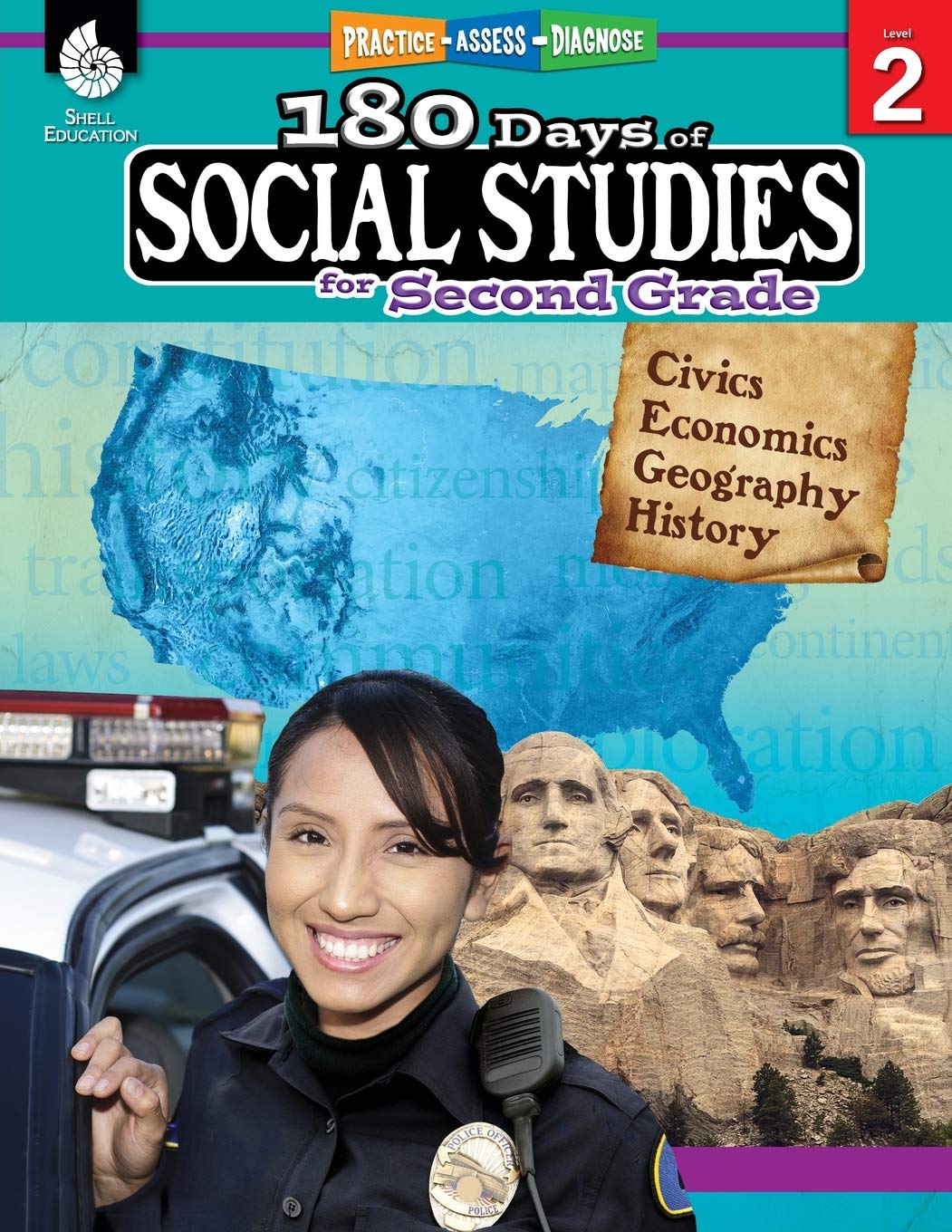 180 days of social studies grade 2 daily social studies workbook for classroom and home cool and fun civics practice elementary school level created by teachers 180 days of practice