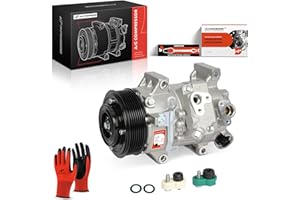 A-Premium Air Conditioner AC Compressor with Clutch Compatible with Toyota Corolla 2007 2009-2010, Matrix 2009-2013 & Scion x