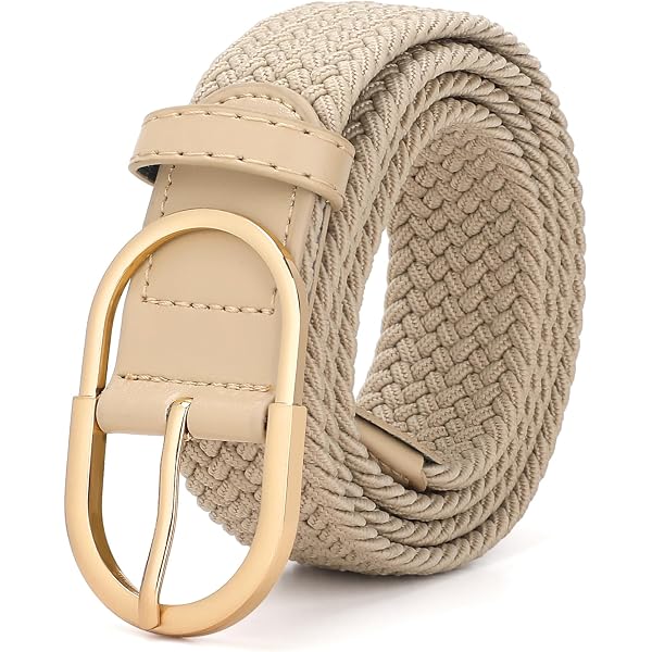 Women Fashion Elastic Band Belt Big Buckle Adjustable Size  display picture 3