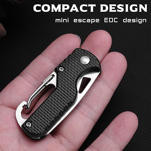 Pack Safety Box Cutter, EDC Seat belt Cutter with Hook