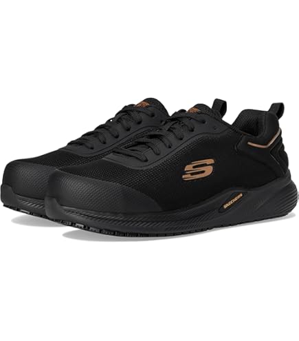 Amazon.com: Skechers Arch Fit SR Comp Toe Black/Charcoal 7 D (M
